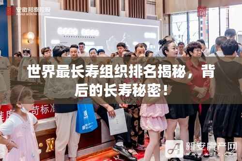 世界最长寿组织排名揭秘,背后的长寿秘密!